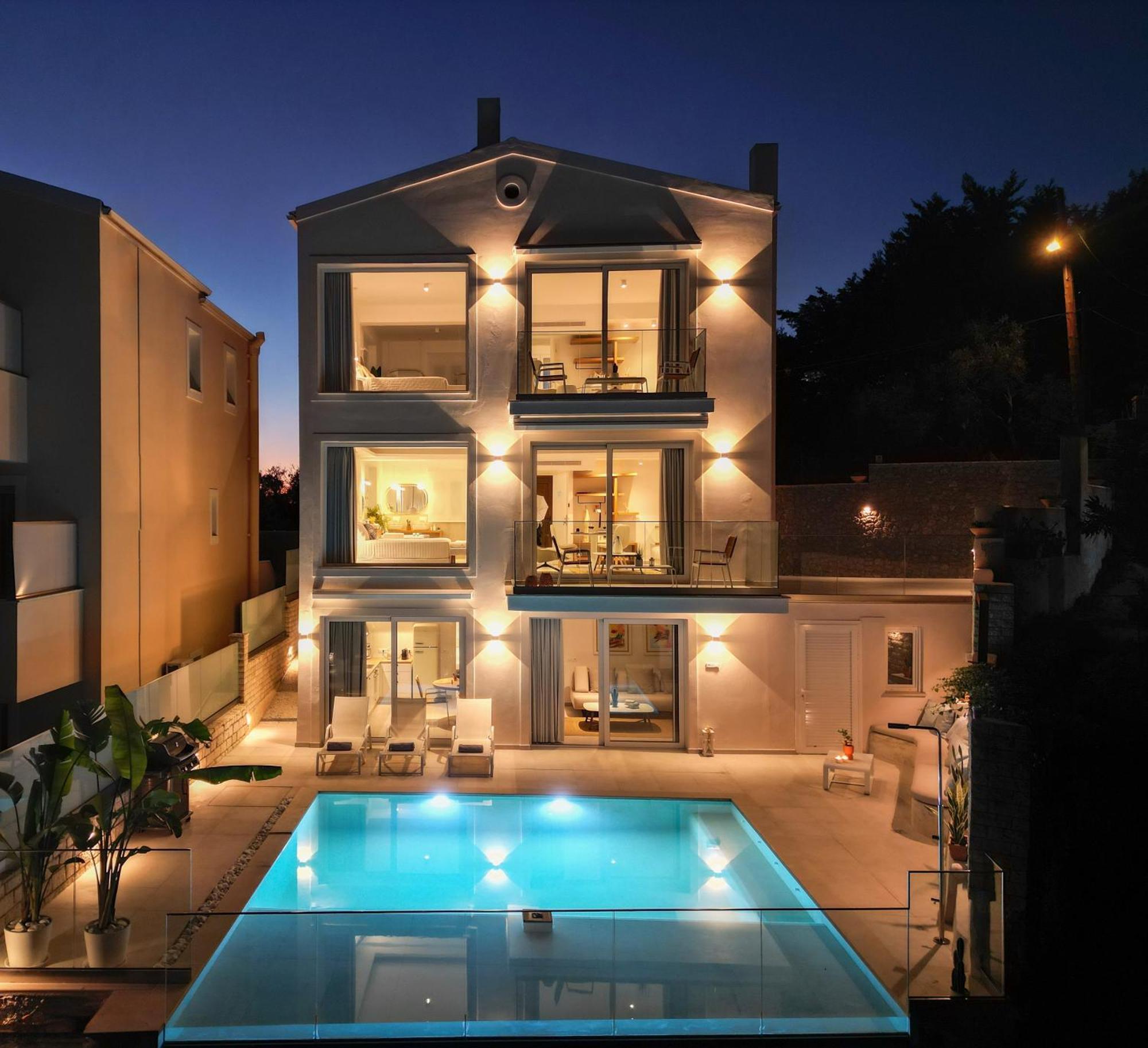Achillion Luxury Corfu Villa & Suites Perama Exterior foto